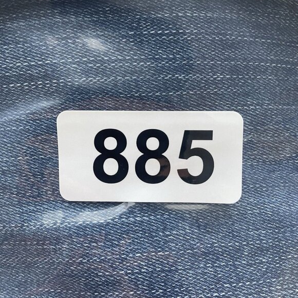 Rock Revival Easy Boot Cut Jeans Women 30 Blue Dark Wash Rhinestone Sequin - Picture 14 of 14